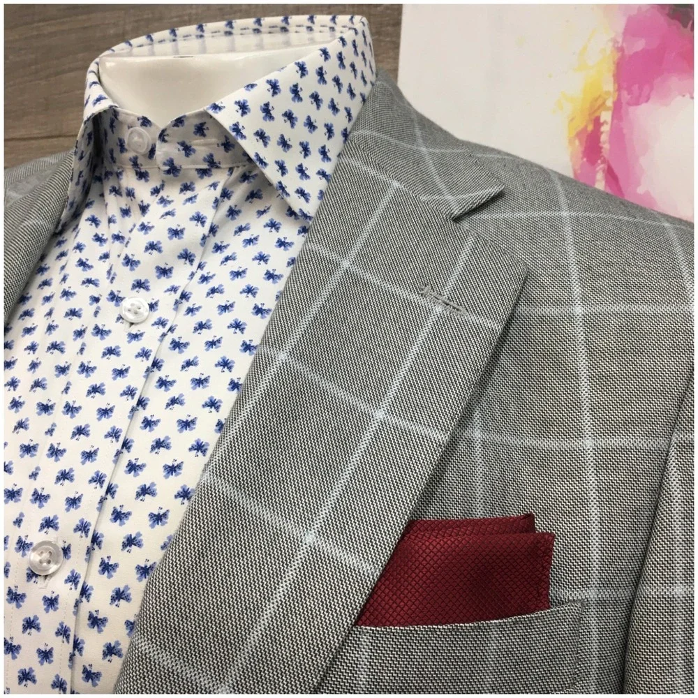 ARNOLD BRANT Mens Bamboo‎ Blazer Sport Coat Casual Jacket Size 42L Classic Suit